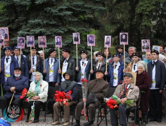 9 мая, в Макеевке, в сквере Славы состоялся митинг, посвящённый 76-й годовщине Победы в Великой Отечественной войне